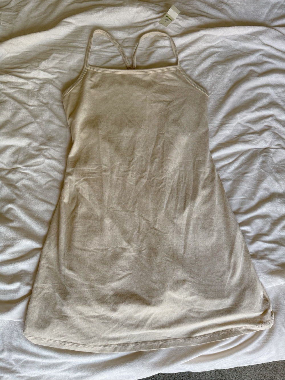 NWT OFFLINE Aerie Beige Activewear Slip Dress